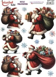 Yılbaşı Sulu Transfer 25x35cm STY027