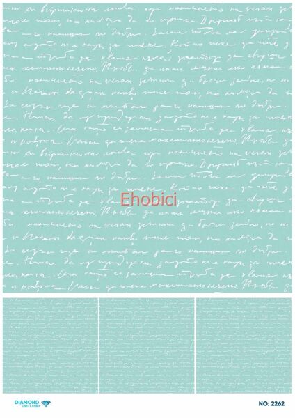 Diamond Pirinç Dekopaj Kağıdı - 2262