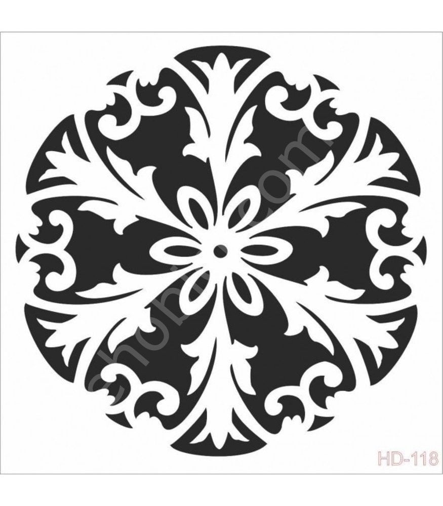 HD118 Cadence Home Dekor Stencil 45x45