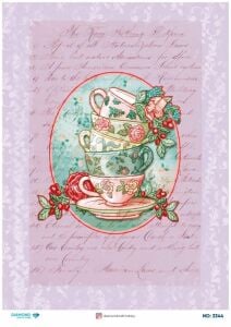 Diamond Pirinç Dekopaj Kağıdı - 3344