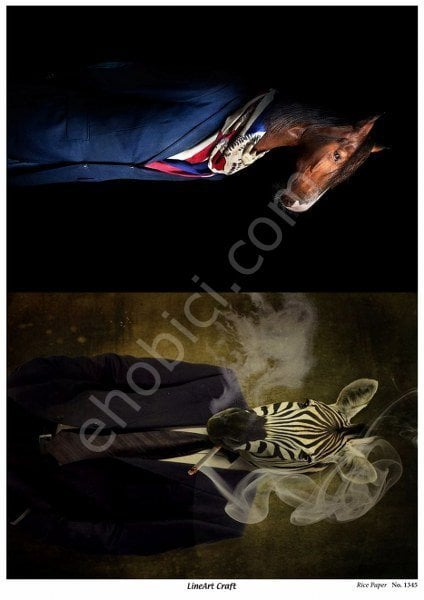 Lineart Pirinç Dekopaj Kağıdı Model - 1345