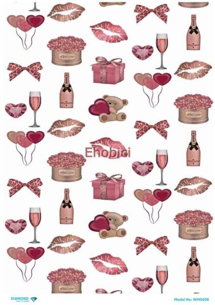 Diamond Pirinç Dekopaj Kağıdı - WM-038