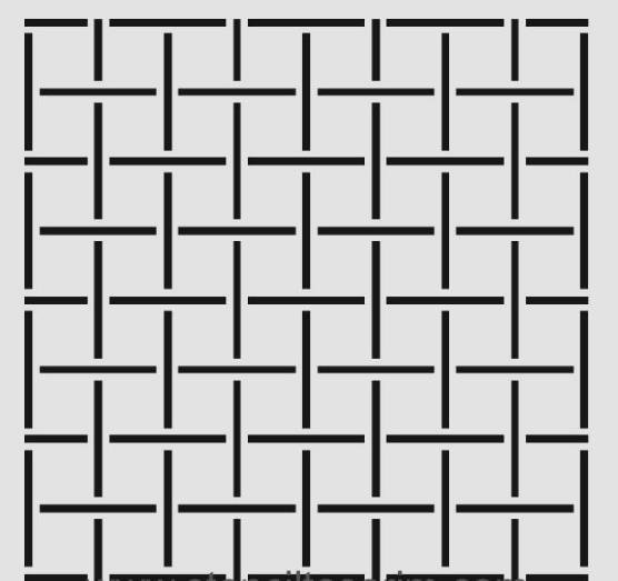 Geometrik Desenler Stencil Şablon (25x25) GE-066