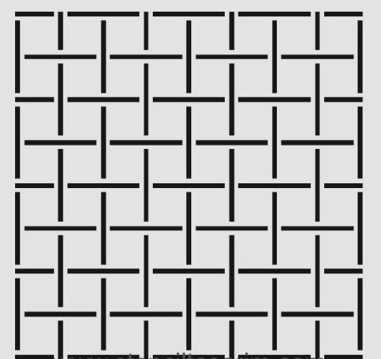 Geometrik Desenler Stencil Şablon (25x25) GE-066