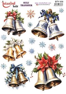 Yılbaşı Sulu Transfer 25x35cm STY030