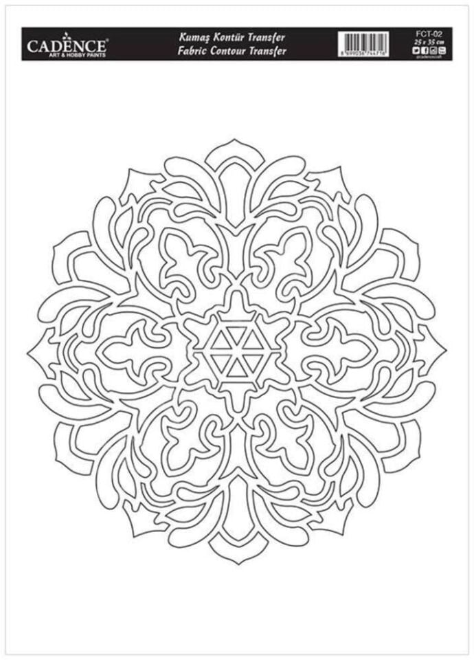 FCT02  Cadence Kumaş Kontür Transfer 25x35cm