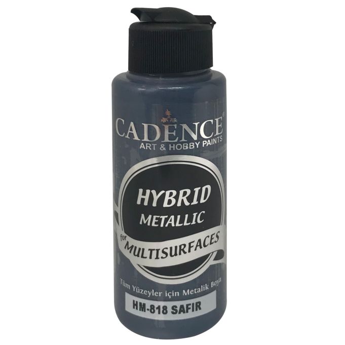 Cadence Hibrit Metalik Multisurface Boya H818 Safir 120ml