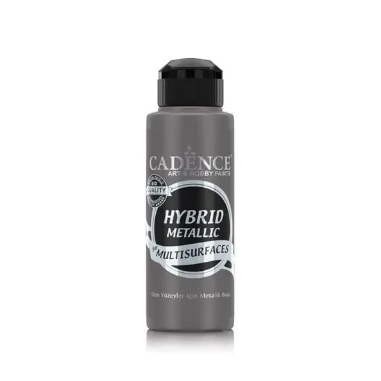Cadence Hibrit Metalik Multisurface Boya H819 Antik Antrasit 120ml