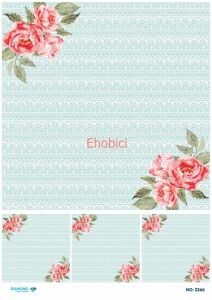 Diamond Pirinç Dekopaj Kağıdı - 2266