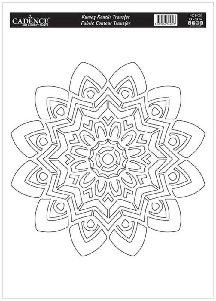 FCT03  Cadence Kumaş Kontür Transfer 25x35cm