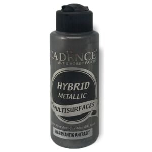 Cadence Hibrit Metalik Multisurface Boya H819 Antik Antrasit 120ml