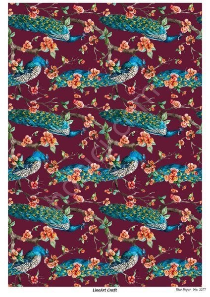 Lineart Pirinç Dekopaj Kağıdı Model - 2277