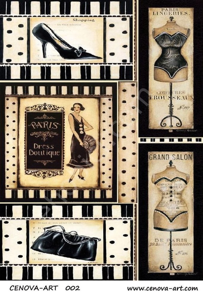 Cenova Art Dekupaj Kağıdı 002