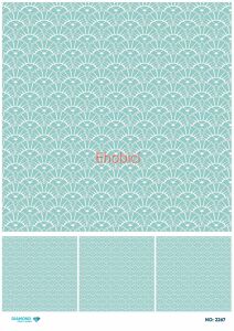 Diamond Pirinç Dekopaj Kağıdı - 2267