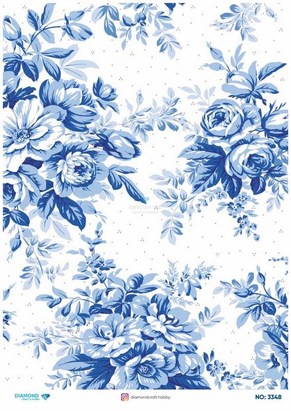 Diamond Pirinç Dekopaj Kağıdı - 3348