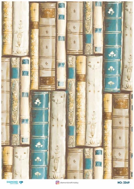 Diamond Pirinç Dekopaj Kağıdı - 3349