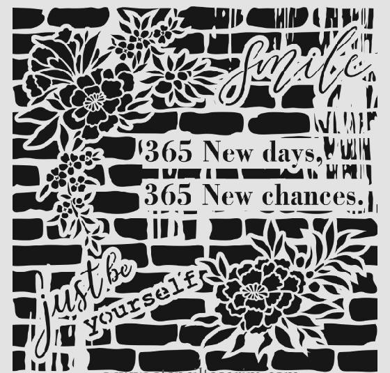 Duvar Dekor Stencil Şablon (30x30) HD-149