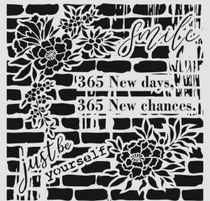 Duvar Dekor Stencil Şablon (30x30) HD-149