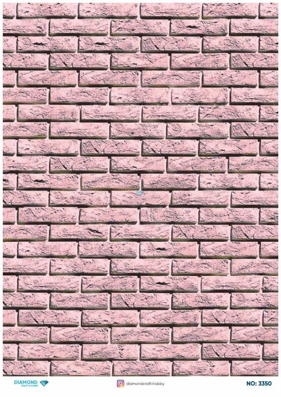 Diamond Pirinç Dekopaj Kağıdı - 3350