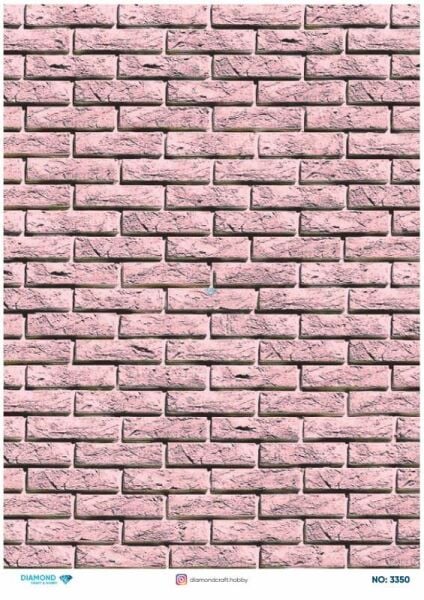 Diamond Pirinç Dekopaj Kağıdı - 3350