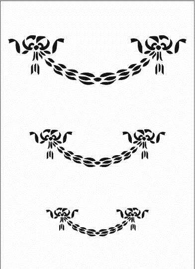 Çeltik Desen Stencil Şablon (21x30) ÇE-007