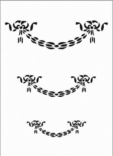 Çeltik Desen Stencil Şablon (21x30) ÇE-007