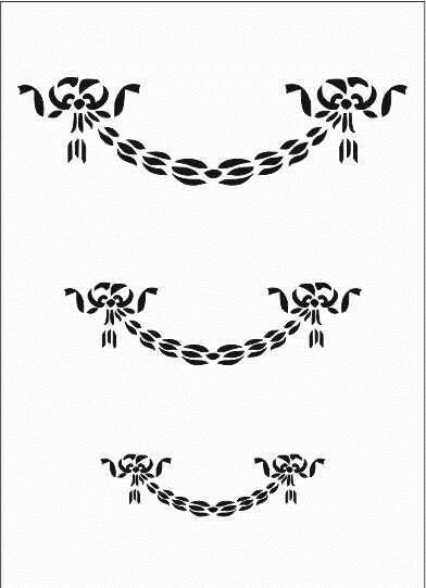 Çeltik Desen Stencil Şablon (21x30) ÇE-007
