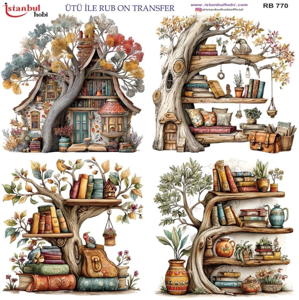 Ütü ile Rub On Transfer Kağıdı 30x30cm RB-770
