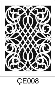Çeltik Desen Stencil Şablon (21x30) ÇE-008