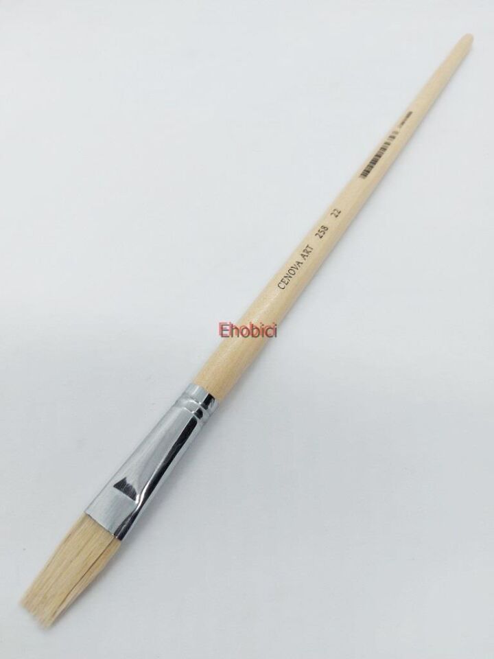 Cenova Art 258 Bristle Kıl Fırça No:22