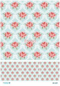 Diamond Pirinç Dekopaj Kağıdı - 2271