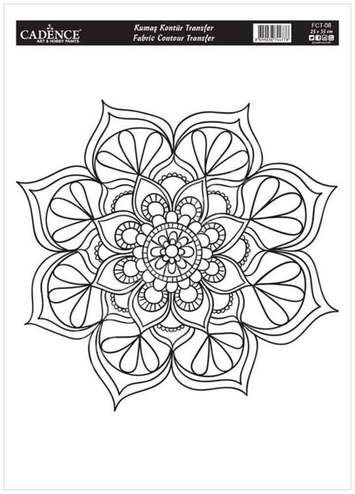 FCT08  Cadence Kumaş Kontür Transfer 25x35cm