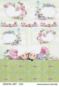 Cenova Art Dekupaj Kağıdı 054