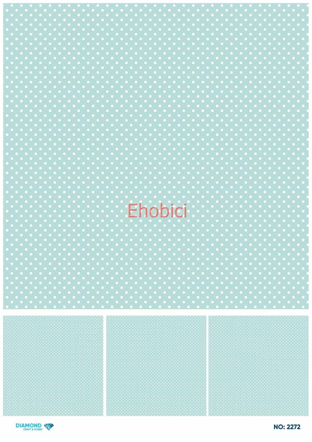 Diamond Pirinç Dekopaj Kağıdı - 2272