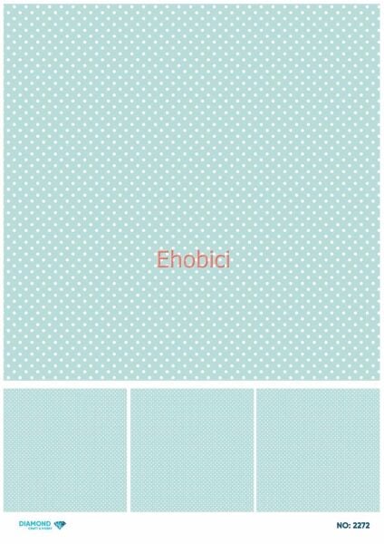 Diamond Pirinç Dekopaj Kağıdı - 2272