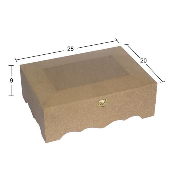 Ahşap Pahlı Kutu KU260