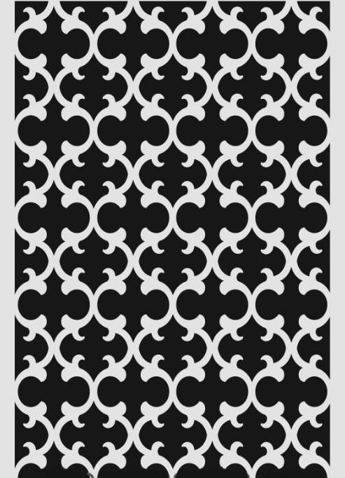 Ardışık Desen Stencil Şablon (25x35) R-044