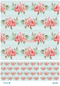 Diamond Pirinç Dekopaj Kağıdı - 2273