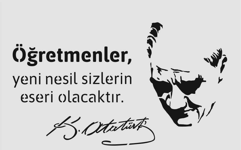 Yazı Desenler Stencil Şablon (21x30) YZ-272
