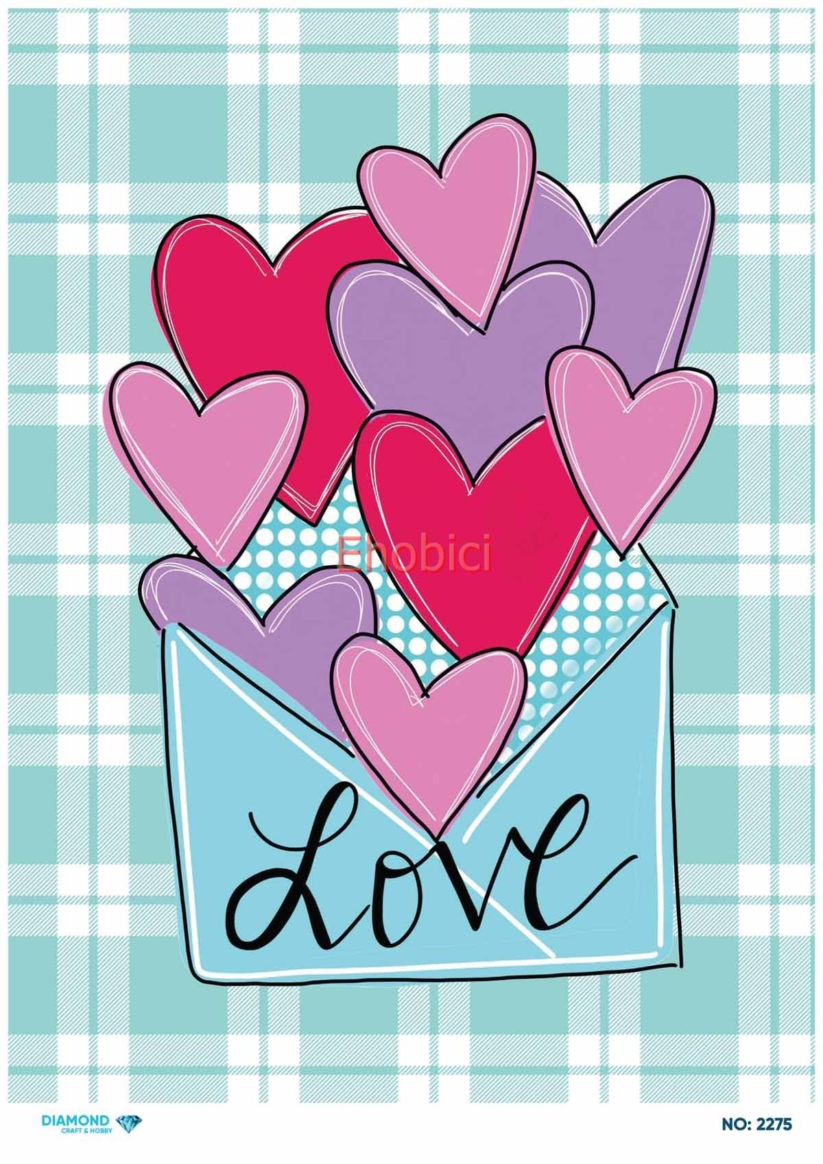 Diamond Pirinç Dekopaj Kağıdı - 2275