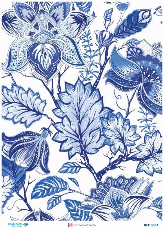 Diamond Pirinç Dekopaj Kağıdı - 3357