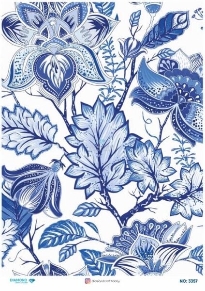 Diamond Pirinç Dekopaj Kağıdı - 3357