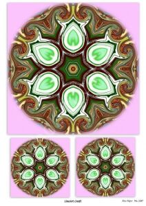 Lineart Pirinç Dekopaj Kağıdı Model - 2287