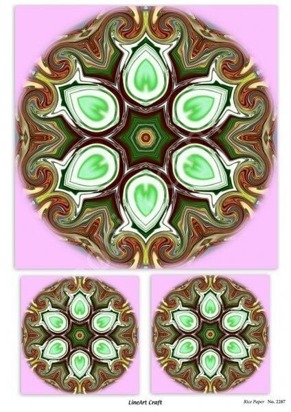 Lineart Pirinç Dekopaj Kağıdı Model - 2287