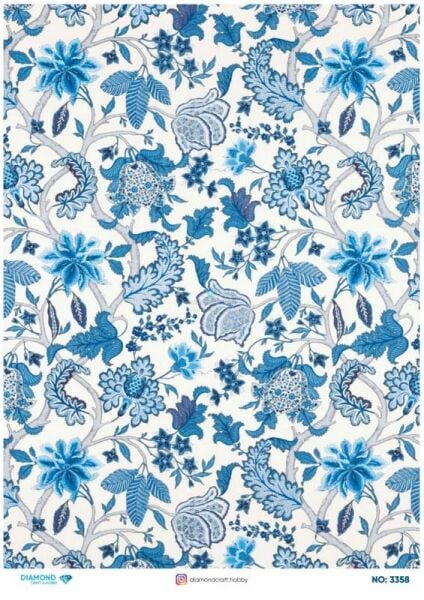 Diamond Pirinç Dekopaj Kağıdı - 3358