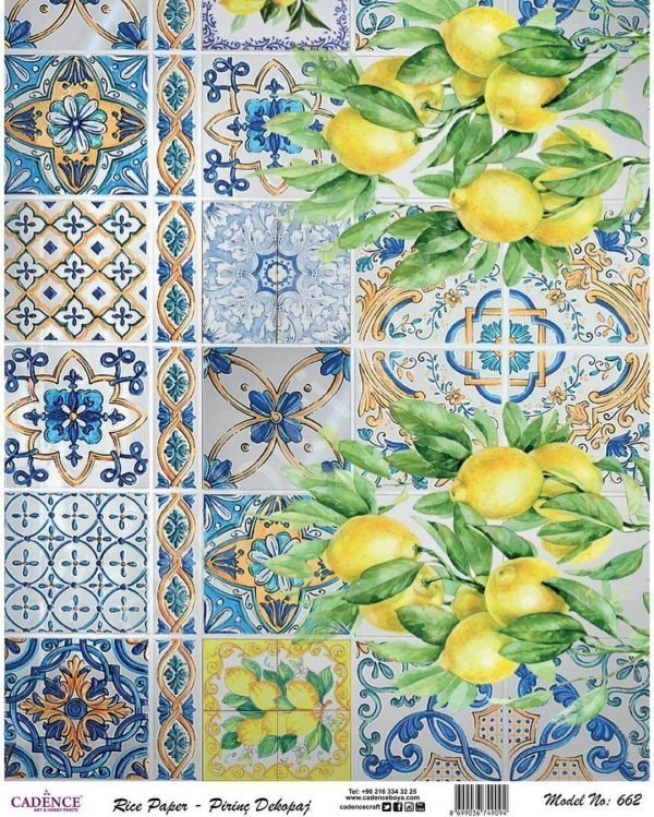 Cadence Pirinç Dekopaj Kağıdı - Model 662