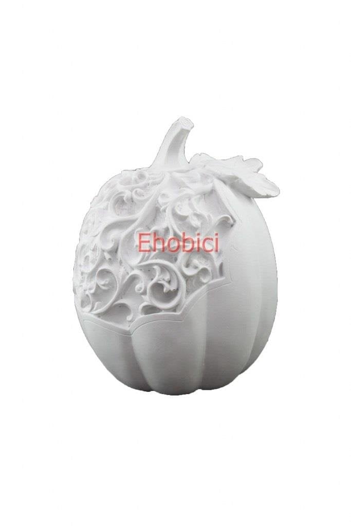Polyester Büyük Süslü Kabak 24x20 Cm HYK317
