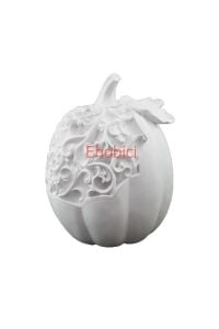 Polyester Büyük Süslü Kabak 24x20 Cm HYK317