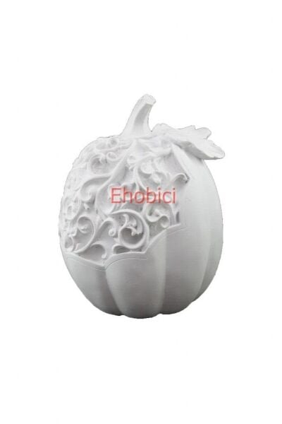 Polyester Büyük Süslü Kabak 24x20 Cm HYK317