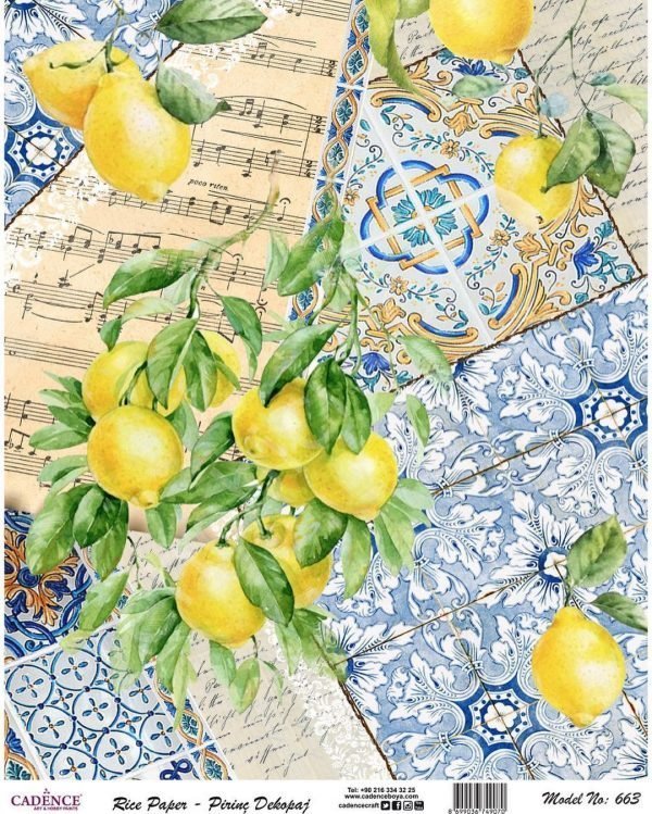 Cadence Pirinç Dekopaj Kağıdı - Model 663